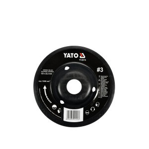 Diskas medžio frezavimui, šlifavimui išgaubtas125 mm N3 YT-59170 YATO