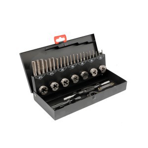 Sriegiklių ir sriegpjovių rinkinys 32 vnt. M3-M12 YT-2975 YATO