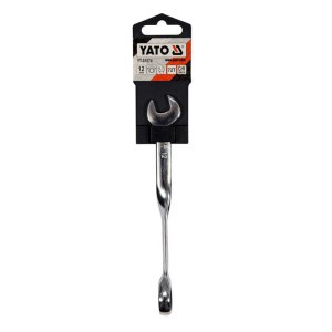 Raktas plokščias-kilpinis su terkšle persuktas 12 mm YT-01874 YATO