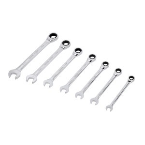 Terkšlinių raktų rinkinys 8-19 mm 7 vnt. YT-0208 YATO