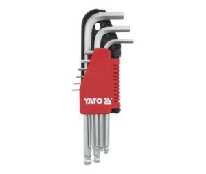 HEX KEY SET WITH BALL 9PCS 2-10MM 