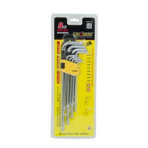 Raktai TORX 9 vnt. T10-T50 extra ilgi 0440149 Crownman (12)