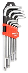 Raktai TORX 9 vnt. T10-T50 Cr-V YT-0511  YATO