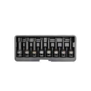 Galvučių rinkinys kalamos 8 vnt. 1/2" TORX T30-T80 YT-1065 YATO