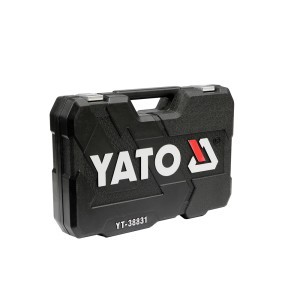 Galvučių ir raktų rinkinys 1/4" 3/8" 1/2" 111 vnt. Cr-V YT-38831 YATO
