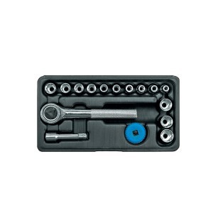 Galvučių rinkinys 16 vnt. 4-13 mm 1/4" 58160