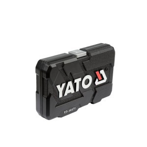 Galvučių rinkinys 1/4" 38 vnt. plast. dėžutė Cr-V S2 72T YT-14471 YATO