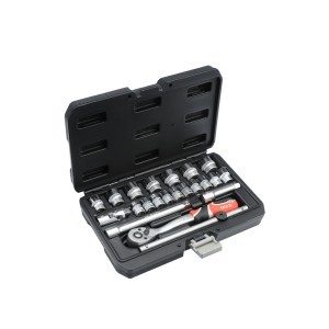 Galvučių rinkinys 22 vnt. 3/8" su rankena YT-38561 YATO