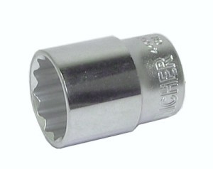 Galvutė dvylikakampė 1/2" 22 mm CR-V 25-440522M Nicher