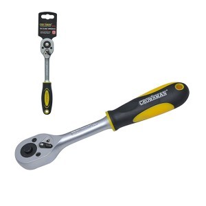 Rankena galvutėms gumuota 1/2" 72 dantų 0495012A Crownman (6) keič.