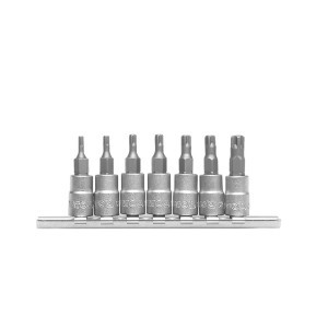 Antgalių rinkinys 6.3 mm (1/4") TS10-TS40 7 vnt. YT-0461 YATO
