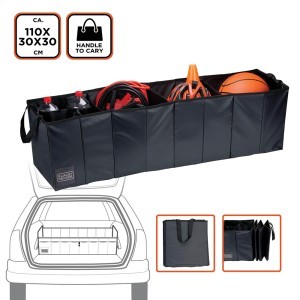 Organaizeris automobilio bagažinei 110x30x30 cm Black+Decker 871125223582