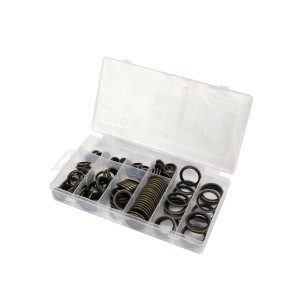 O-žiedų rinkinys slėginis metalas/guma NBR70 150 vnt. YT-068582 YATO