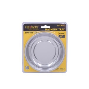 Padėklas magnetinis apvalus smulkiom detalėm D150 mm 1313001 Crownman