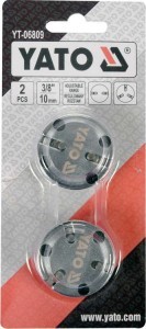 Stabdžių stūmoklių atstatymo adapterių rinkinys 2 vnt. YT-06809 YATO