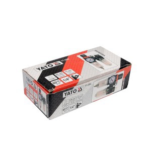Reduktorius oro su manometru ir tepaline 1/4" 0.93MPa 25cm3 YT-2384 YATO