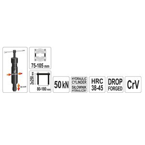 Nuėmėjas guolių su hidrauliniu cilindru 5 t YT-0609 YATO