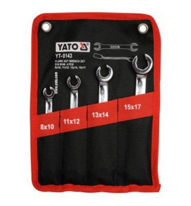 4 PCS SET OF FLARE NUT WRENCHES