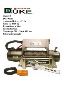 Gervė automobilinė 12V DW-9500i DUKE