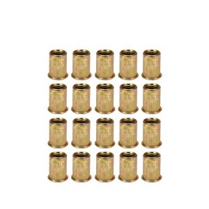 Kniedės plieninės  M8 20 vnt. YT-36474 YATO