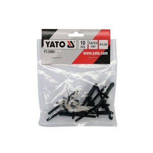 Kniedės plastikinės 5,0x15,8 mm 10 vnt. YT-35981 YATO