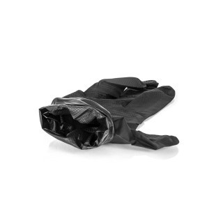 Pirštinės vienkartinės nitrilinės GRIPPAZ sustiprintos XL juodos 50 vnt/dėž.