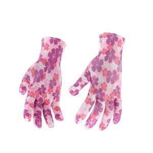 Pirštinės poliuretaninės gėlėtos 8" 74121 FLO