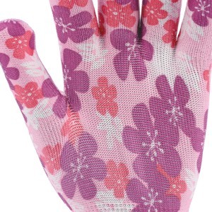 Pirštinės poliuretaninės gėlėtos 8" 74121 FLO