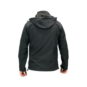 Striukė SOFTSHELL juoda su kapišonu M dydis YT-79551 YATO