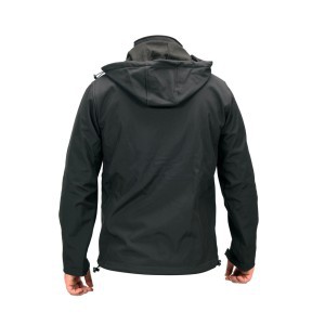 Striukė SOFTSHELL juoda su kapišonu L dydis YT-79552 YATO