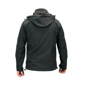 Striukė SOFTSHELL juoda su kapišonu XXL dydis YT-79554 YATO