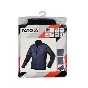 Striukė SOFTSHELL juoda-t.pilka L dydis YT-79542 YATO