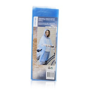 Apsiaustas nuo lietaus 125x100 cm 35 g PE LIFETIME TRAVEL 871125264785