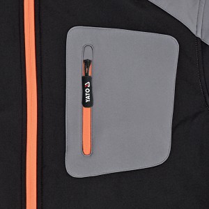 Striukė SOFTSHELL juoda-pilka L dydis YT-79532 YATO