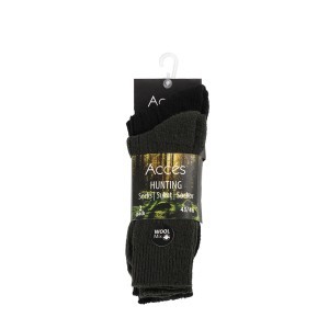 Kojinės vyriškos medžiotojams, 30% vilna (mix 40-42/43-46) Acces 629798