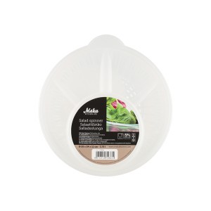 Džiovyklė salotoms D25 cm 3,75 l (juoda/balta mix) MAKU 275683