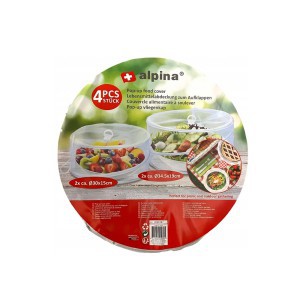 Apsauginis tinklelis/gaubtas maistui 4 vnt. (2 po 34,5x19 2po30x15) 871125225030