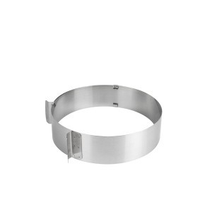Konditerinis žiedas torto surinkimui reguliuojamas D15-30 cm H5 cm KP5249