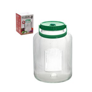 Stiklainis daugiafunkcinis 8 L (vynui, agurkams, kopūstams) IBO9852