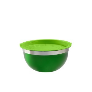 Dubenys su dangčiais 2 vnt D18/20 cm žalios sp. MINESTRONE Ambition 320115