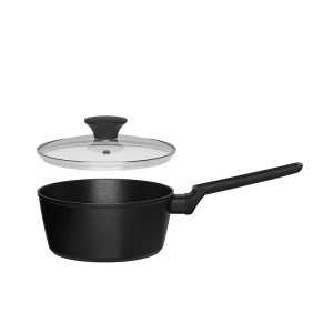 Puodas su dangčiu D16 cm 1,7 l kaltinis aliuminis Maku 639647