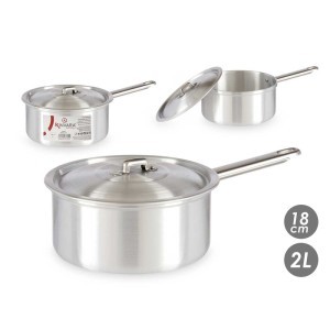 Puodas su dangčiu D18 cm 2 l aliuminis Kinvara 87579