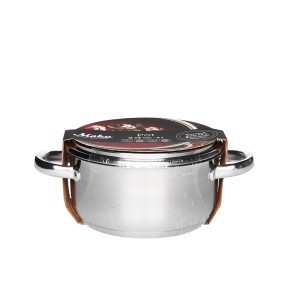 Puodas su dangčiu D18 cm 2 l nerūdijantis plienas Maku 182105
