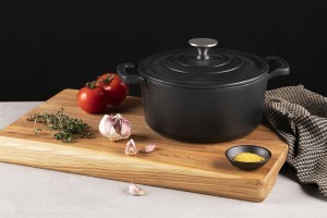 Puodas su dangčiu (troškintuvas) D20 cm 3,3 l ketus Maku 295731