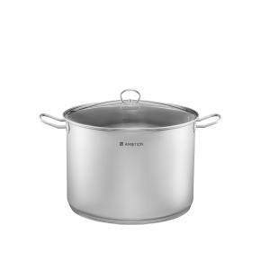 Puodas su stikliniu dangčiu D36 cm 25 l ACERO Ambition 44463