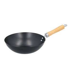 Keptuvė WOK D25x7 cm medine rankena ALPINA 871125213046