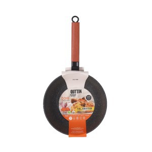 Keptuvė WOK D24 cm DOHA kaltinis aliuminis Quttin QT-878DH224