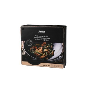 Keptuvė ketaus gili WOK 35x30x11 cm 3,5 l Maku 620255