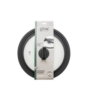 Dangtis keptuvei/puodui D26/28/30 cm su laikikliu šaukštui 5Five 151489