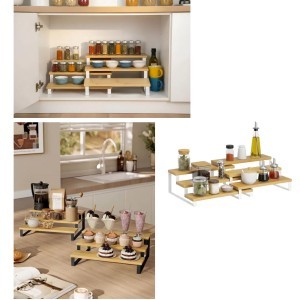 Lentynėlė virtuvei organizuoti 2vnt 30x24,5x12,3/30x22,8x10,3cm (mix) Confortime